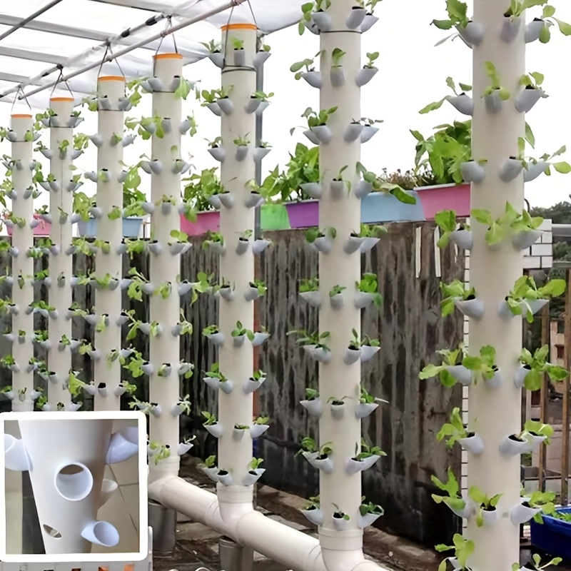Agriculture Vertical Farming - 10 conjuntos de potes hidropônicos diy