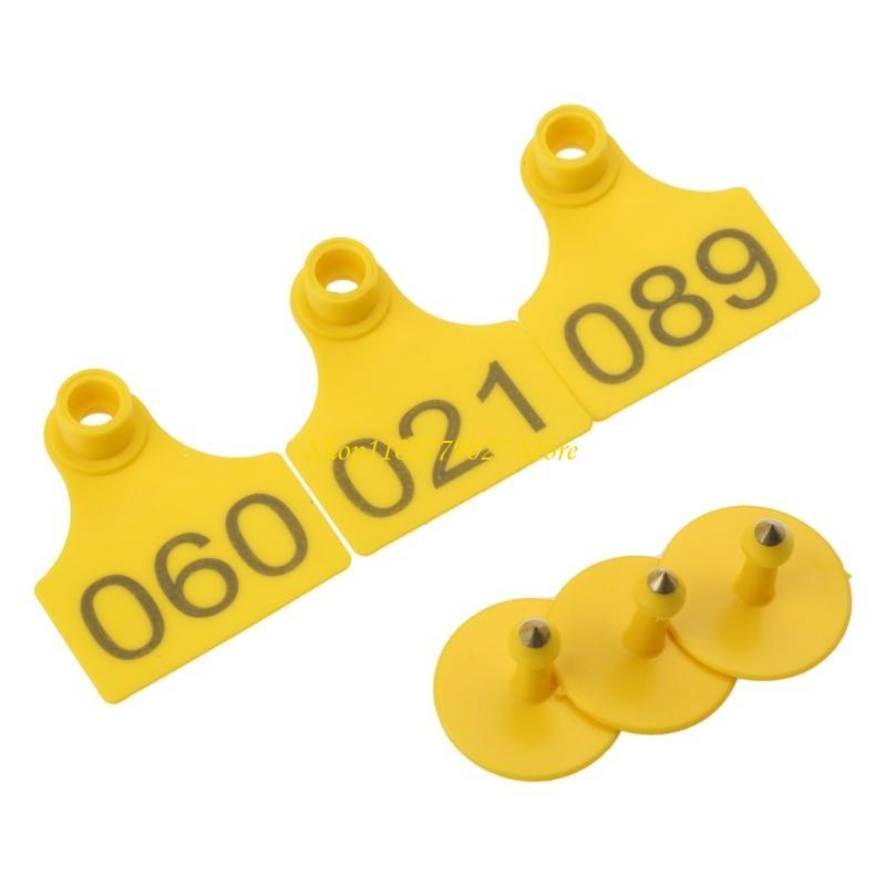 C4DF 001-100 Número etiquetas  - Livestock Ear Tag avaliação e preço