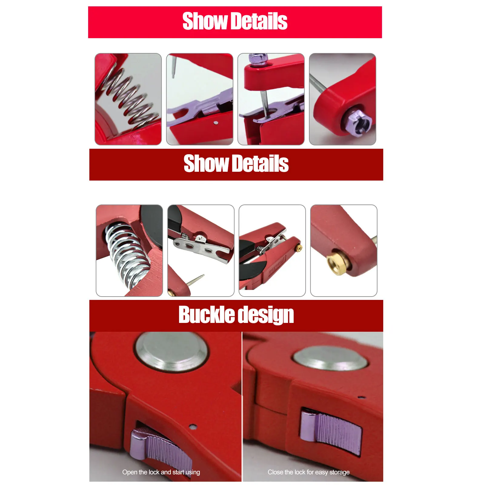 Alicate Ergonômico Vermelho de - Livestock Ear Tag avaliação e preço